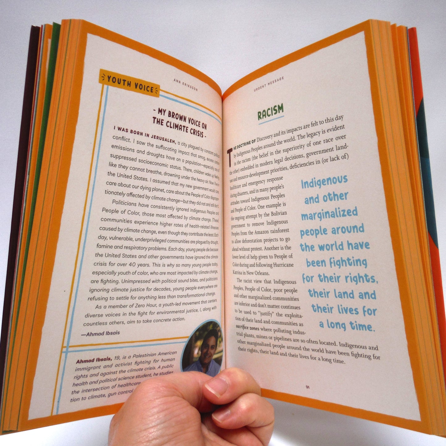 URGENT MESSAGE FROM A HOT PLANET, Navigating the Climate Crisis by Ann Eriksson (1st Ed. SIGNED)