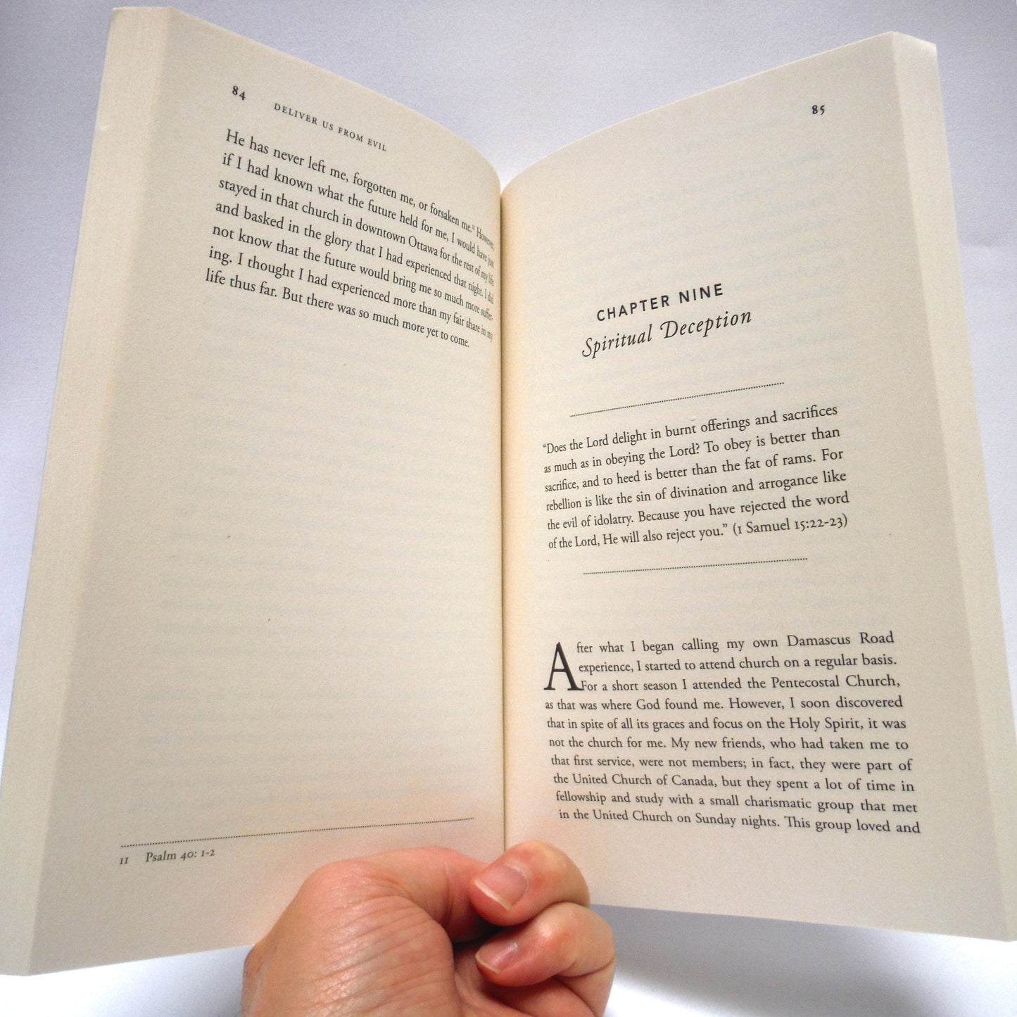 DELIVER US FROM EVIL, The Remarkable True Story of a Child's Abuse, Spiritual Deception, Deliverance and Ultimate Redemption, by Ron Corcoran (1st Ed. SIGNED)