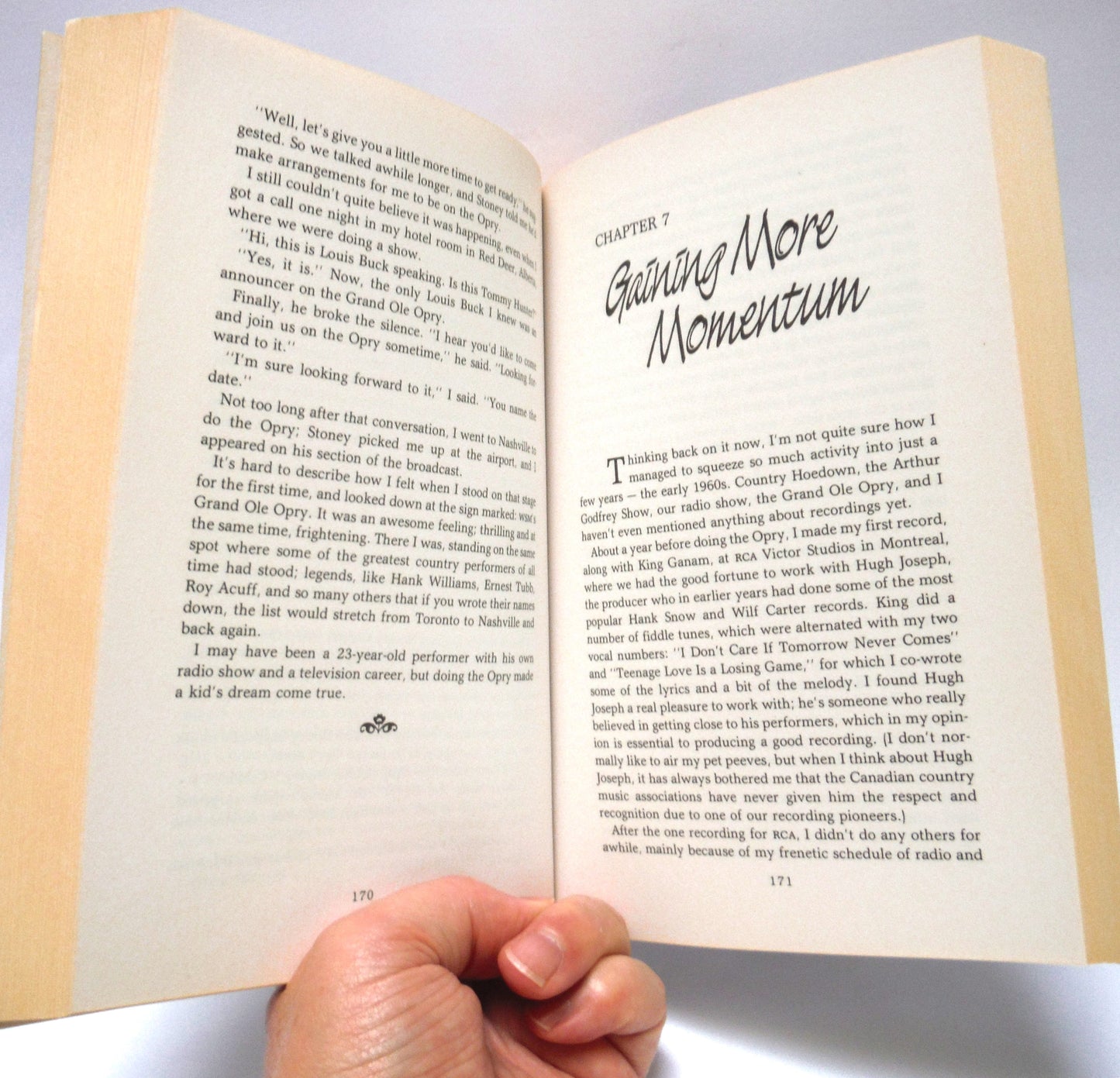 TOMMY HUNTER, My Story: A Reprint From the 1985 Edition, with Liane Heller (1st Ed. SIGNED)
