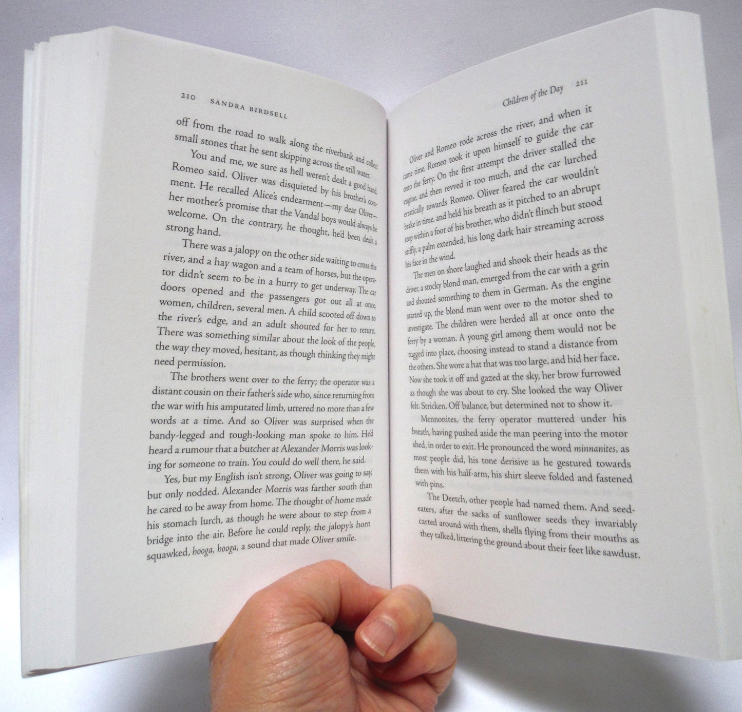 CHILDREN OF THE DAY, A Novel by Sandra Birdsell (1st Ed. SIGNED)