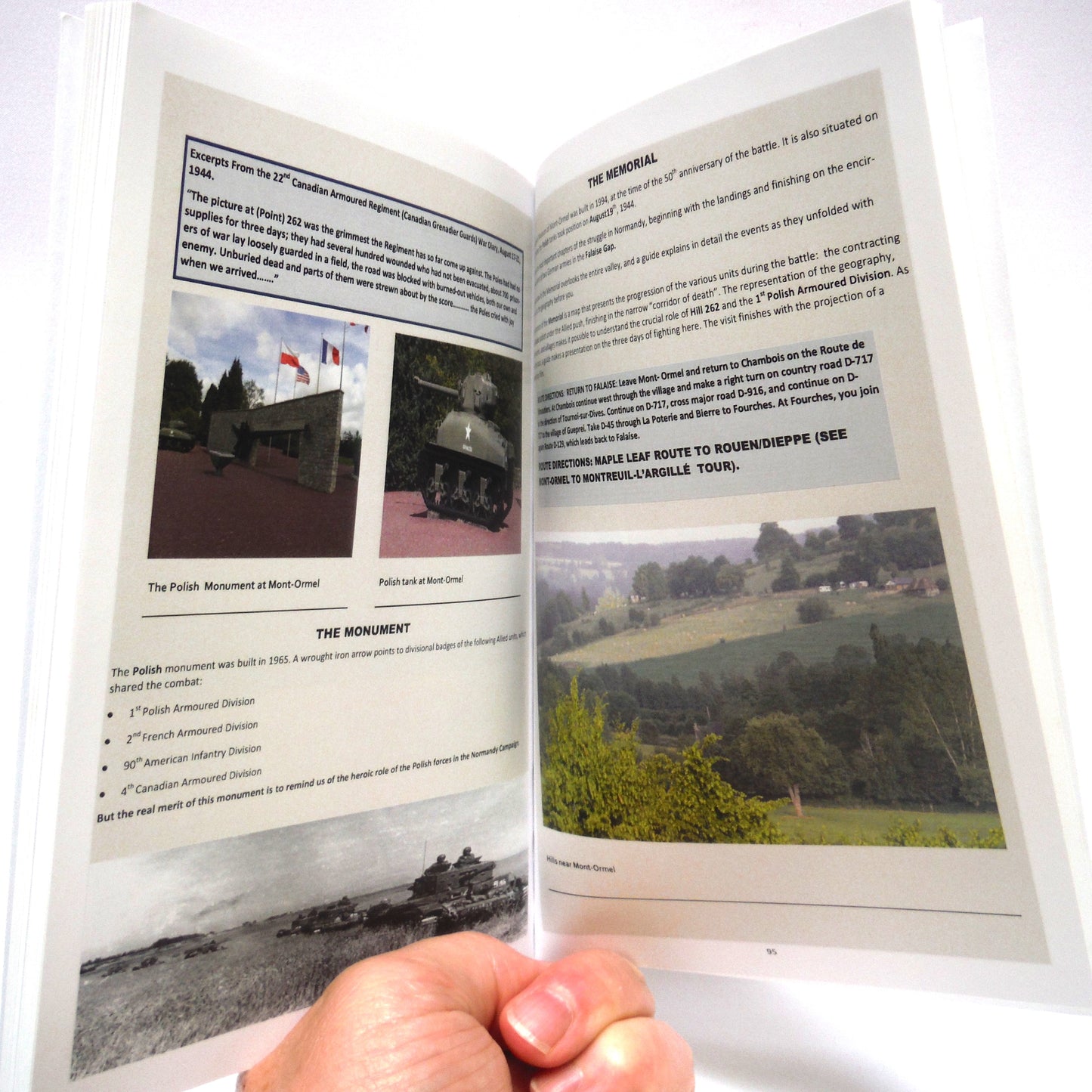THE MAPLE LEAF ROUTE CYCLING TOUR, Juno Beach, Dieppe and Vimy Ridge by Ian McLean (2011 1st Ed.)