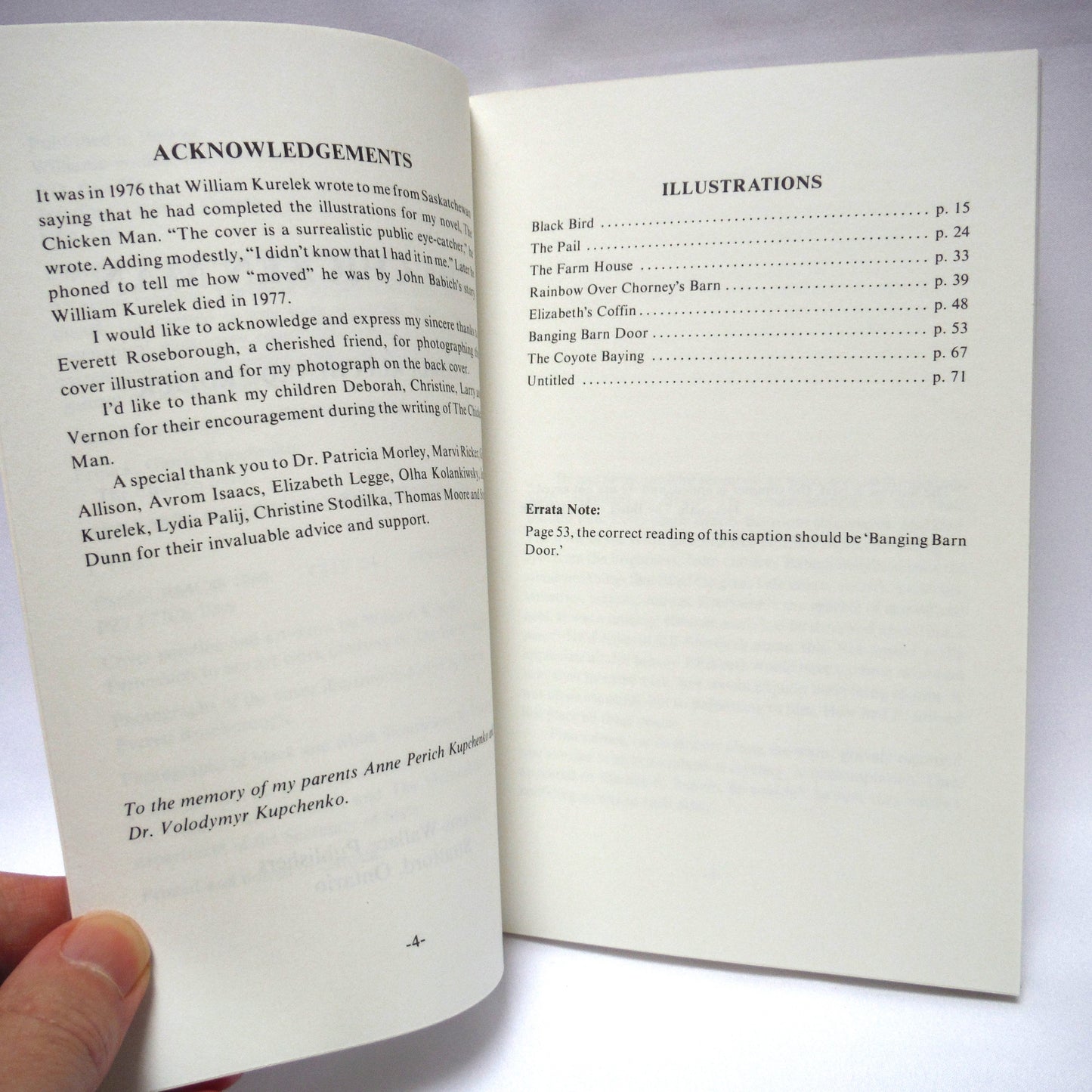 A GLORIA KUPCHENKO FROLICK Two-Pack 1st Edition Softcover Book Special: The Green Tomato Years, 1985 and The Chicken Man, 1989.