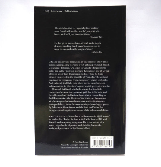 TOM THOMSON'S SHACK, by Harold Rhenisch (2000 1st Ed.)