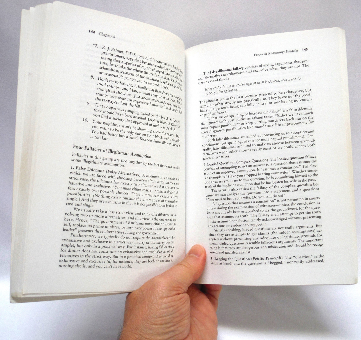 THE ELEMENTS OF REASONING, by David A. Conway and Ronald Munson (2000 3rd Ed.)