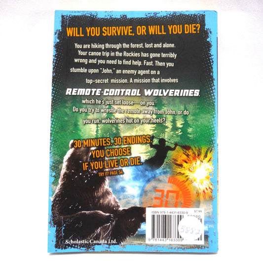 COUNTDOWN TO DANGER, CHOOSE YOUR OWN ENDING! Young Readers Canadian Survival Stories by Jeff Szpirglas (2018 1st Ed.)