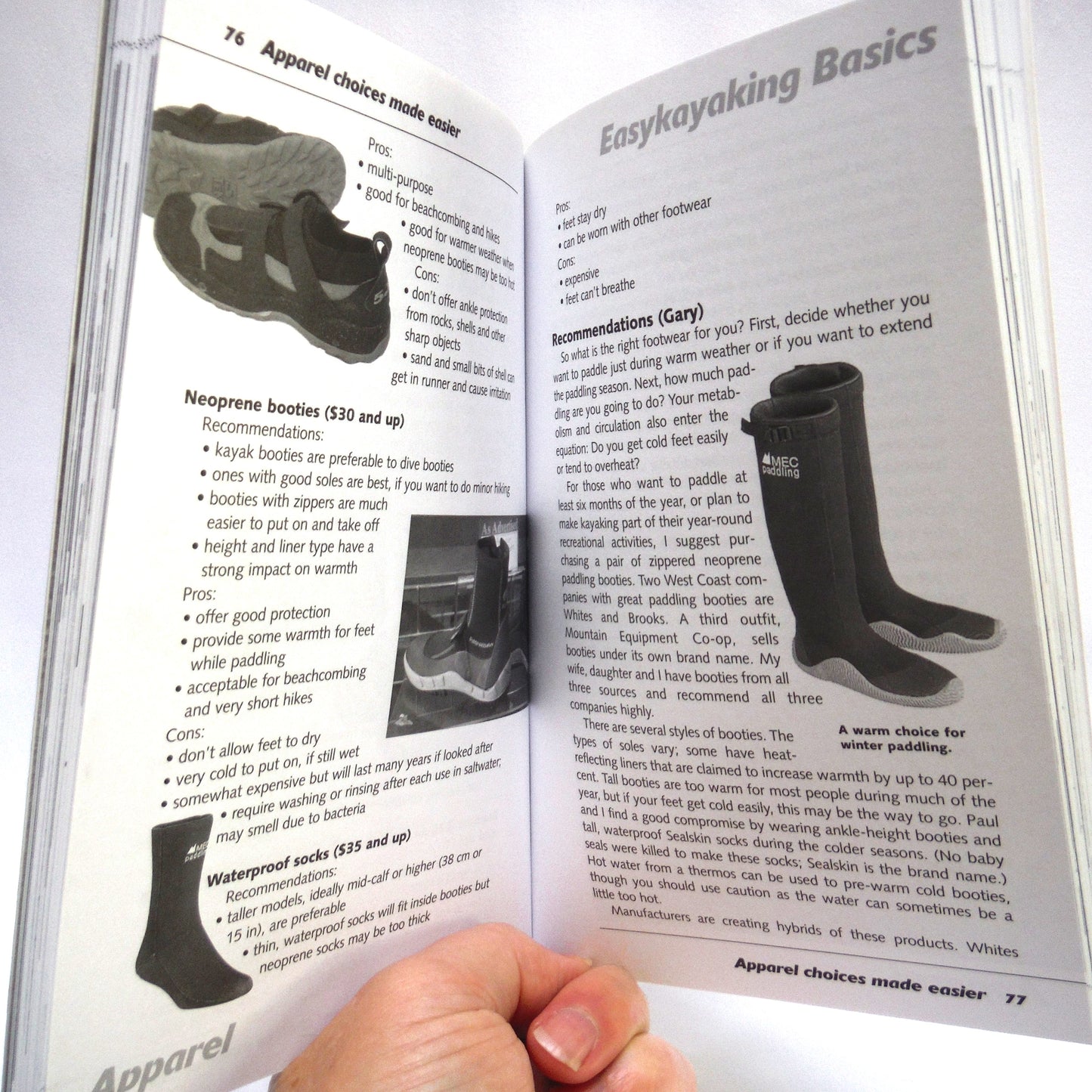 EASYKAYAKING BASICS, a paddling handbook for the pacific northwest, by Gary Backlund and Paul Grey (2004 1st Ed.)