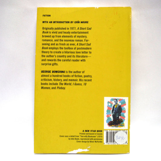 A SHORT SAD BOOK by George Bowering, 2017