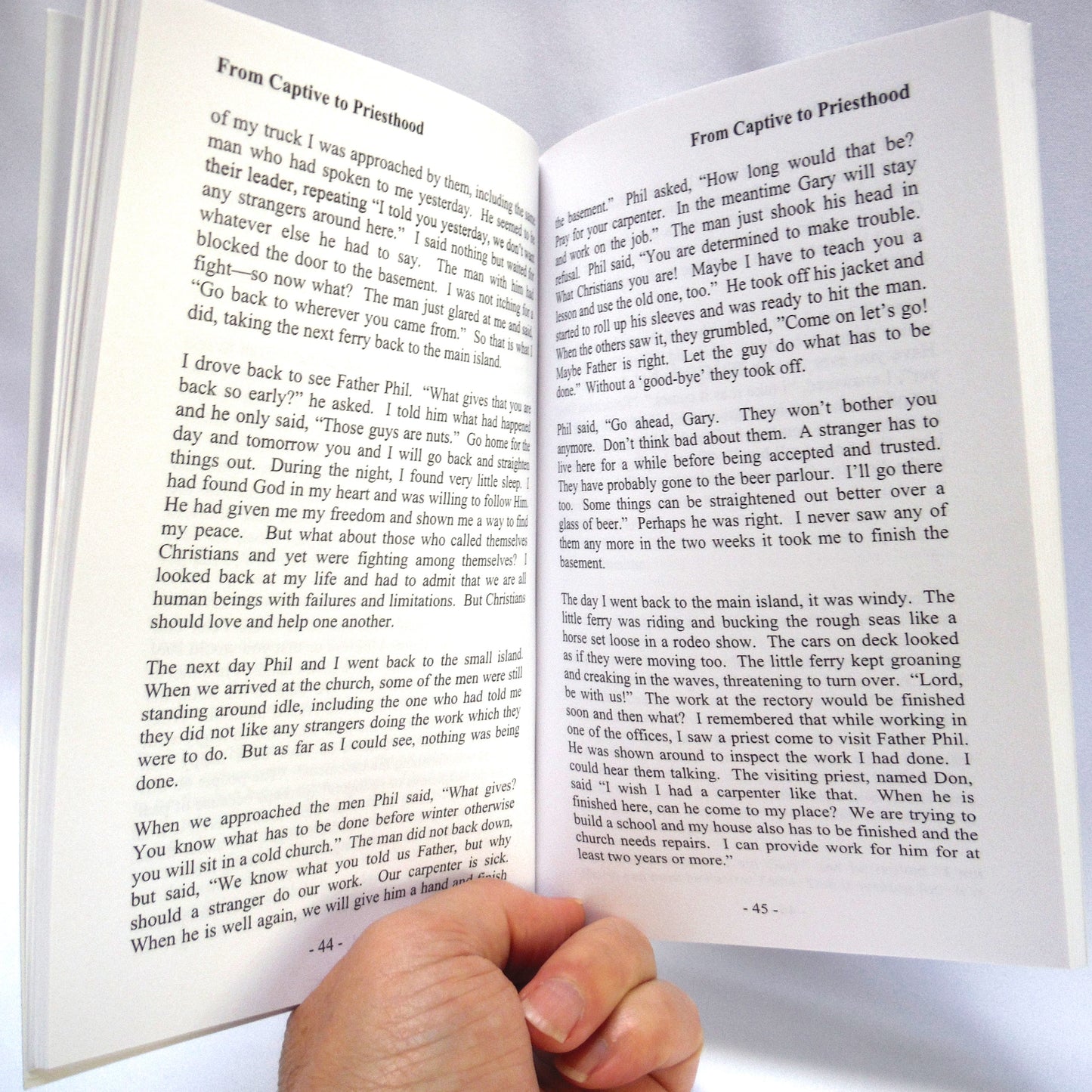 FROM CAPTIVE TO PRIESTHOOD, A Biography by Gerhard Hartmann (2005 1st Ed.)