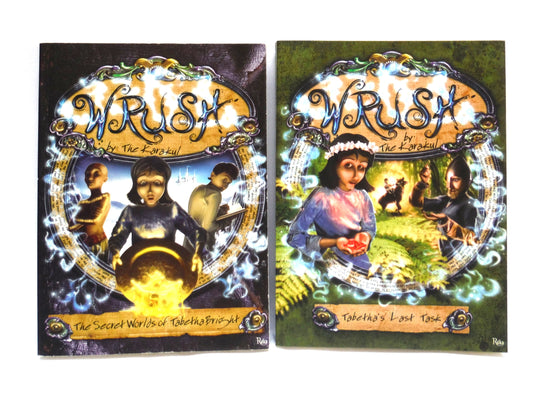 A Young Readers 2-Pack of WRUSH BY THE KARAKUL, includes Volume I Secret World of Tabetha Bright, and Volume II Tabetha's Last Task (1st Ed. SIGNED)
