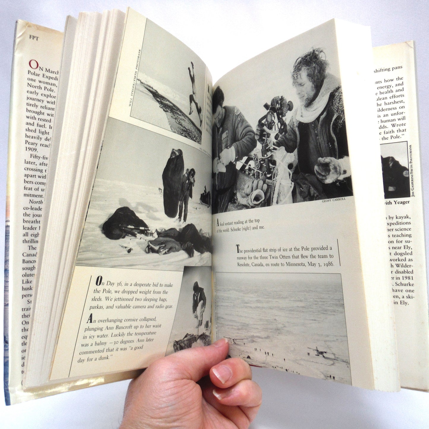 NORTH TO THE POLE, by Will Steger with Paul Schurke (1st Ed. SIGNED)