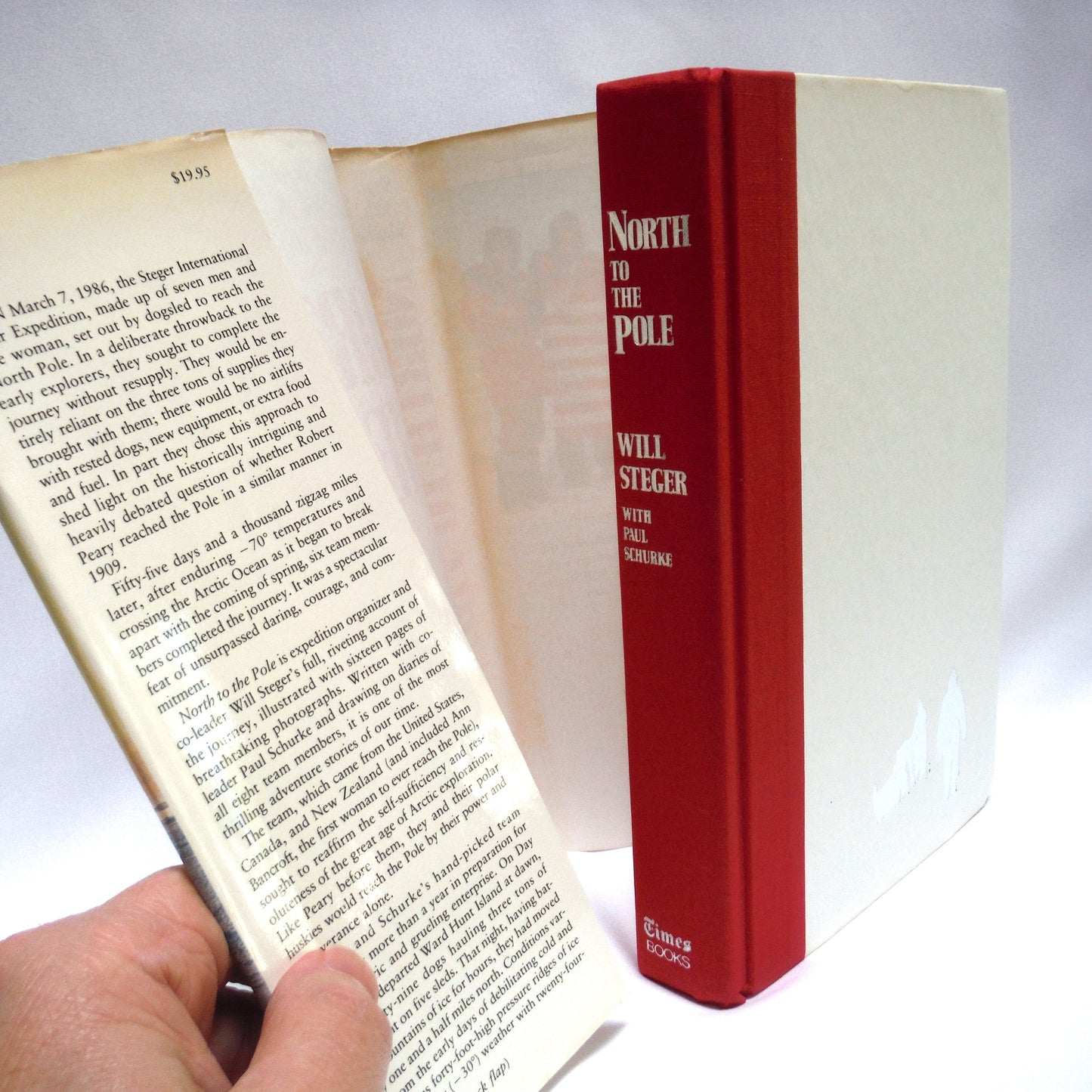 NORTH TO THE POLE, by Will Steger with Paul Schurke (1st Ed. SIGNED)