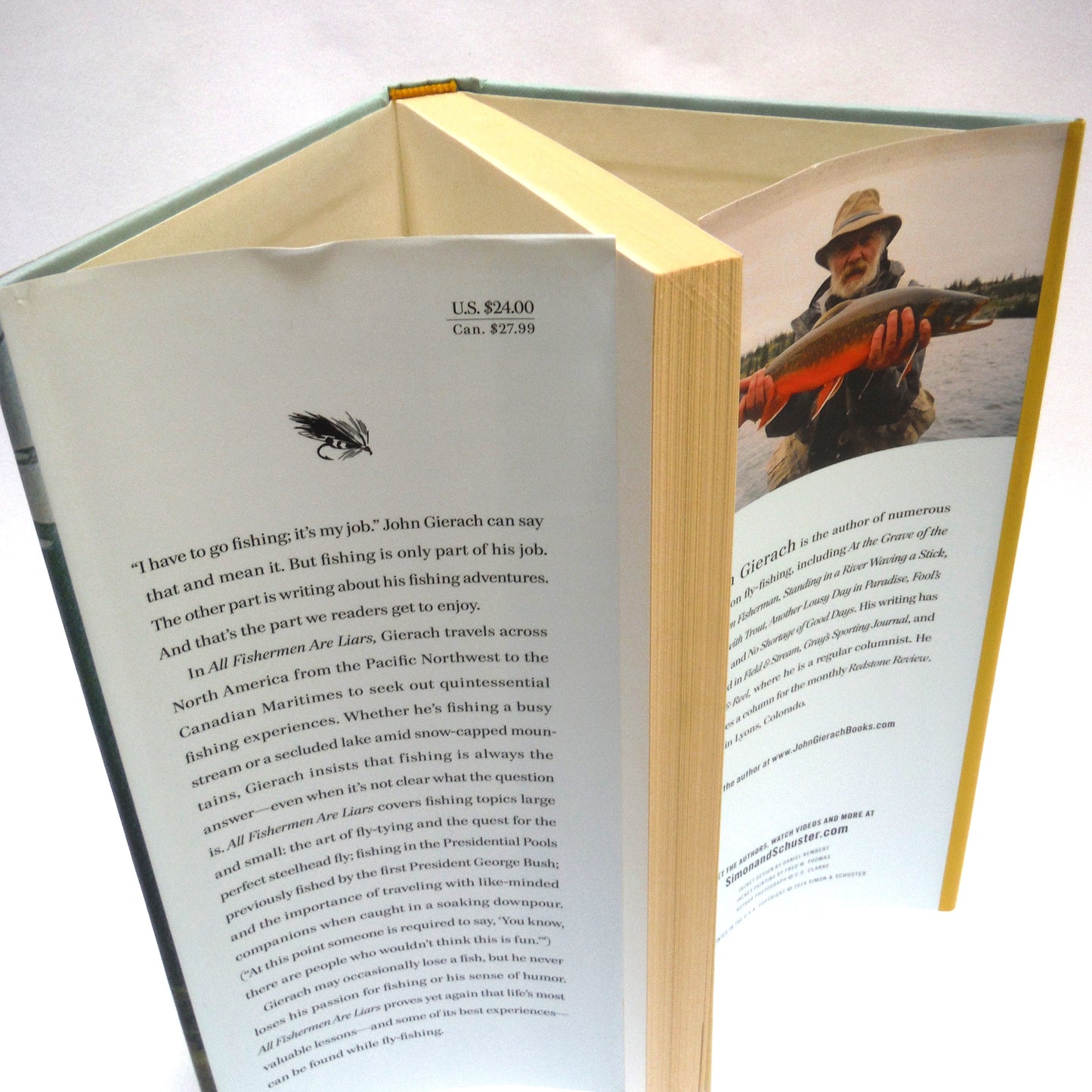 ALL FISHERMEN ARE LIARS, Short Stories by John Gierach (2014 1st Ed.)