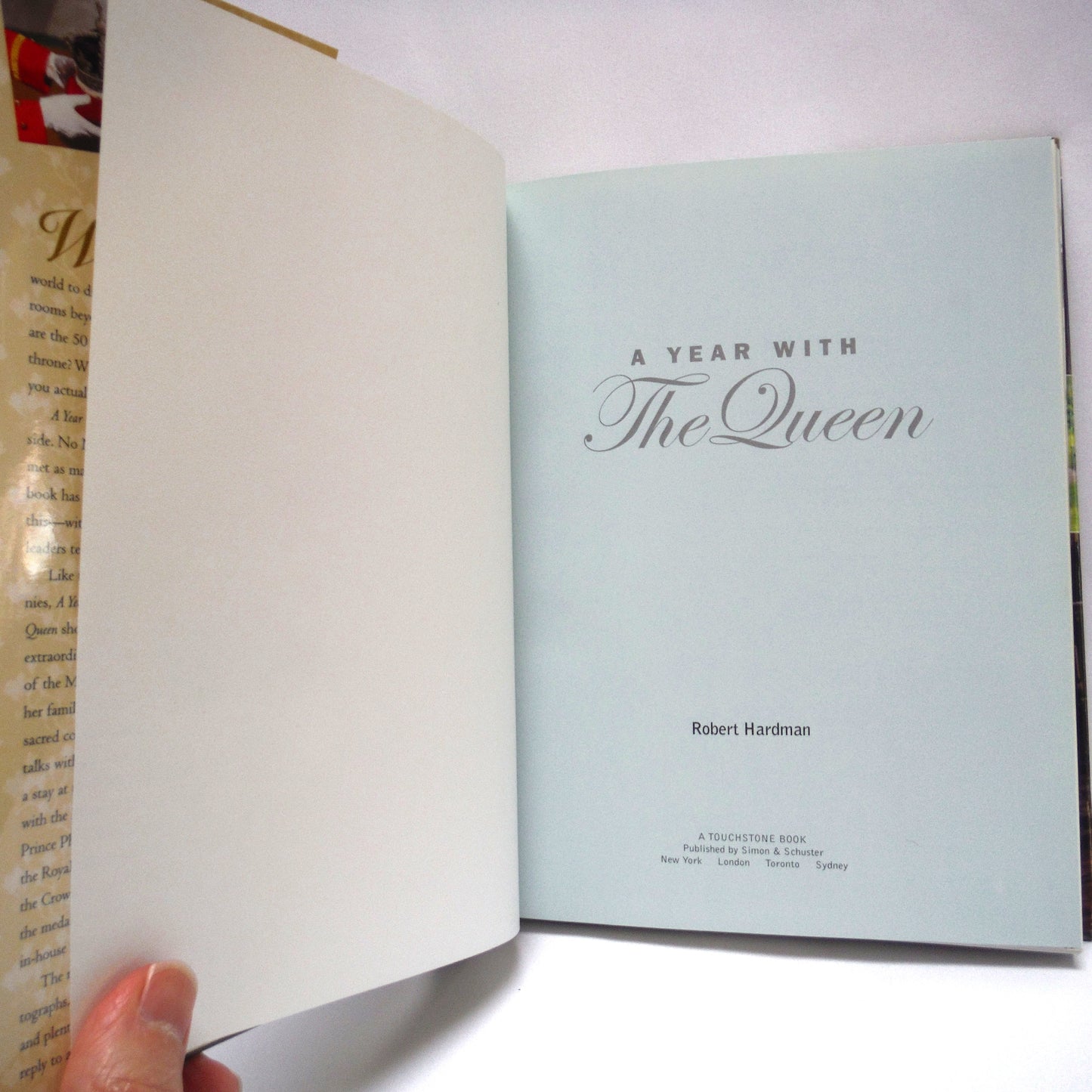 A YEAR WITH THE QUEEN: The Companion To The Television Documentary Series, by Robert Hardman (2007 1st Ed.)