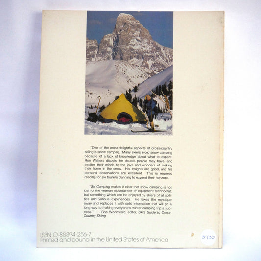 SKI CAMPING, by Ron Watters, Photographs by Phil Schofield (1979 1st Ed.)