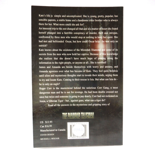 THE DIAMOND TALISMAN, A Youth Novel by Susan Lancaster (1st Ed. SIGNED)