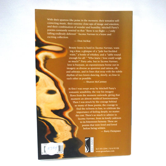 TACOMA NARROWS, Poetry by Mitchell Parry (1st Ed. SIGNED)