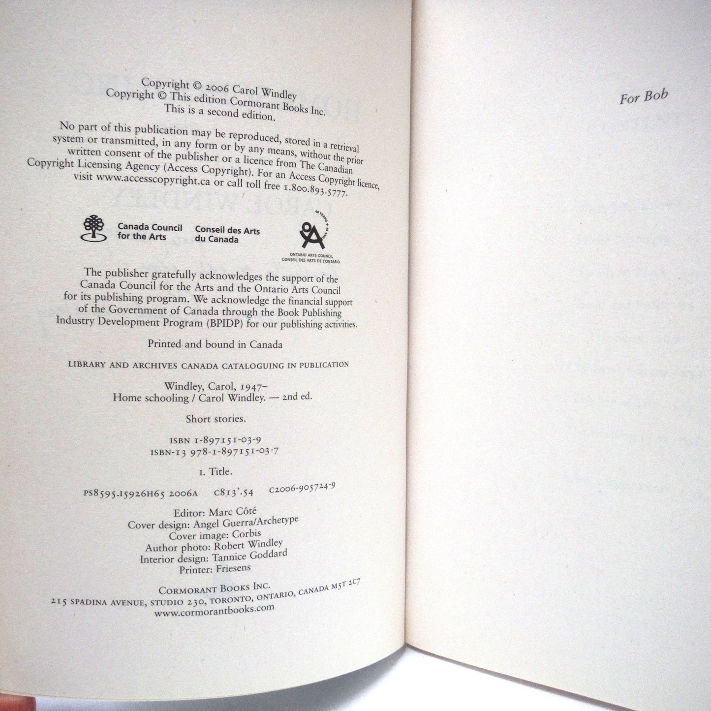 HOME SCHOOLING, Short Stories by Carol Windley (2006 SIGNED)