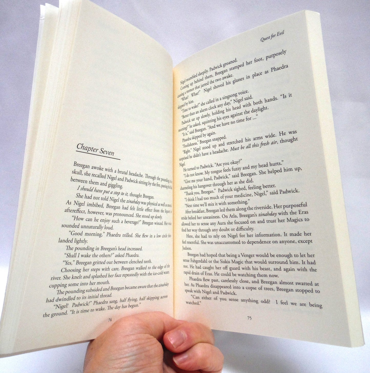 QUEST FOR EVIL, The Magic of the Key, A Young Adult Novel by Jenna Lindsey (1st Ed. SIGNED)