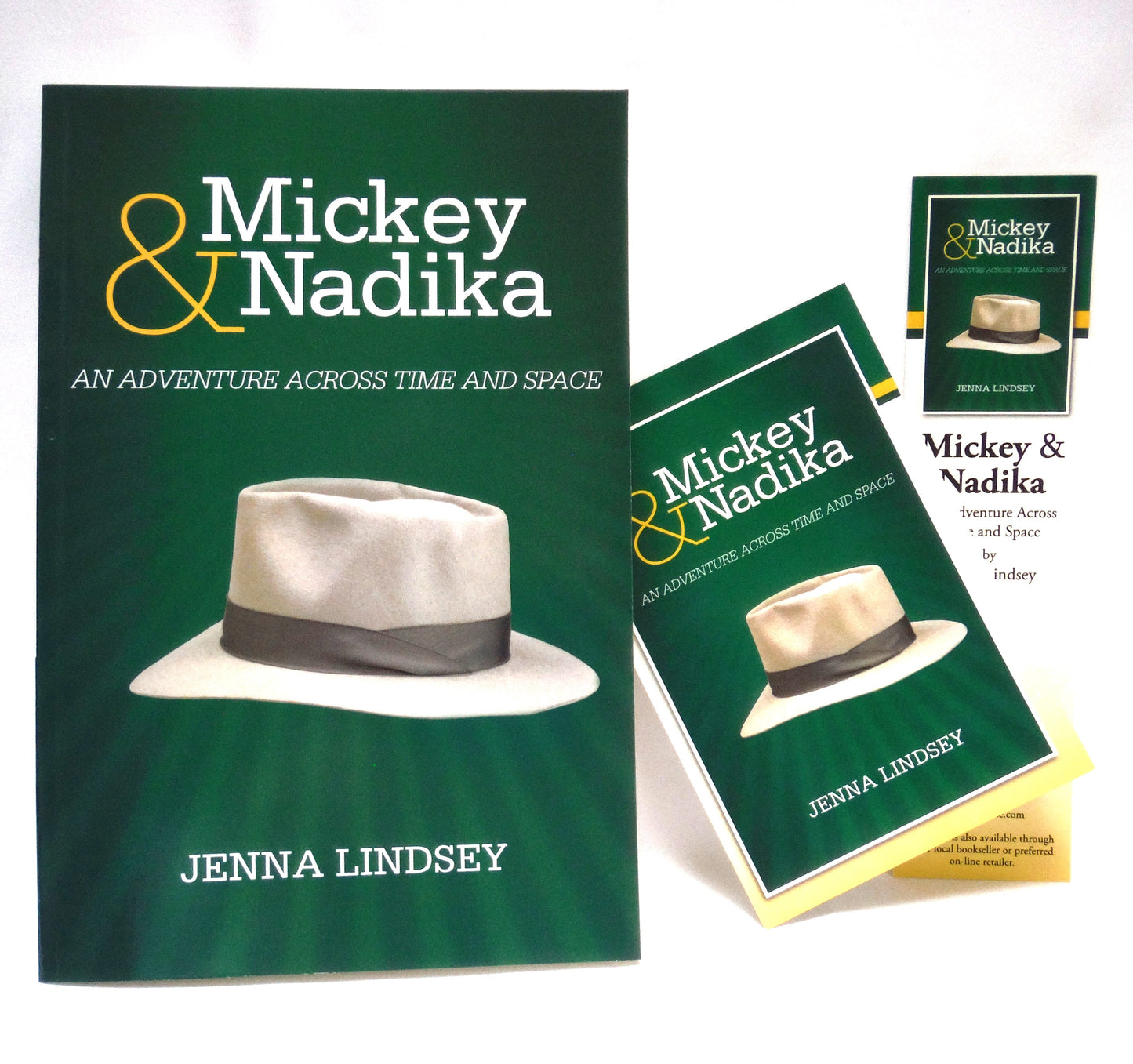 MICKEY & NADIKA, An Adventure Across Time and Space, A Young Adult Novel by Jenna Lindsey (2012 1st Ed.)