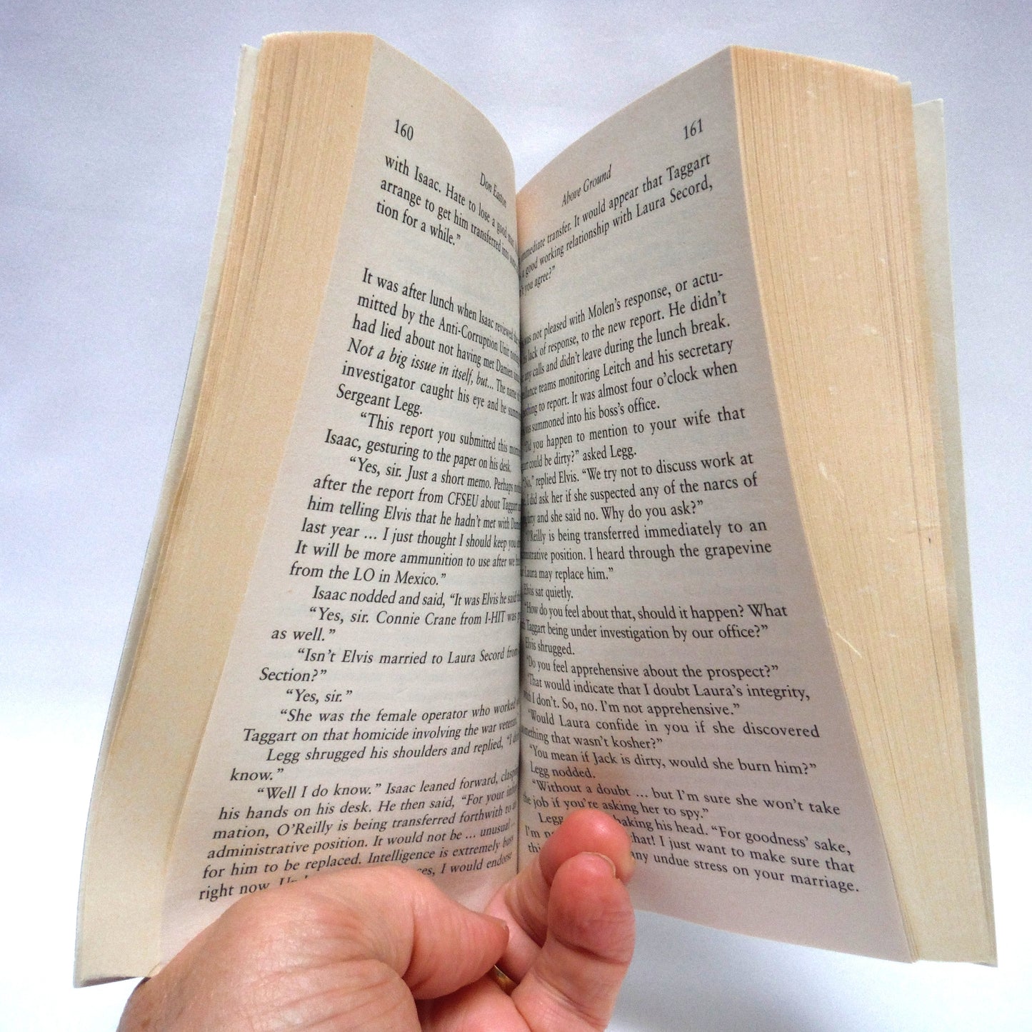 ABOVE GROUND, A Jack Taggart Mystery, by Don Easton (1st Ed. SIGNED)