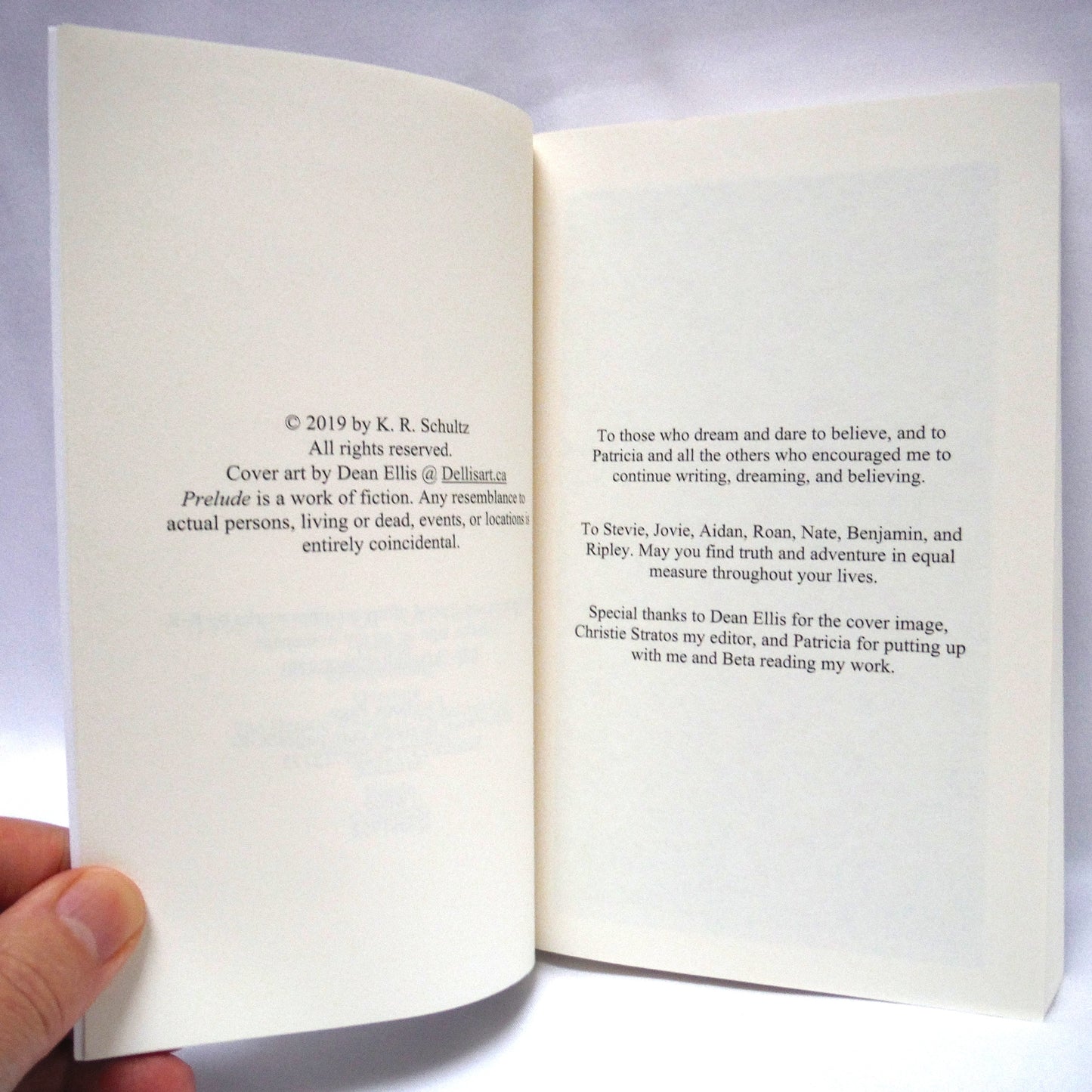 PRELUDE, A Young Reader Epic Fantasy, Book One THE SONGS OF AARDA by K.R. Schultz (1st Ed. SIGNED)