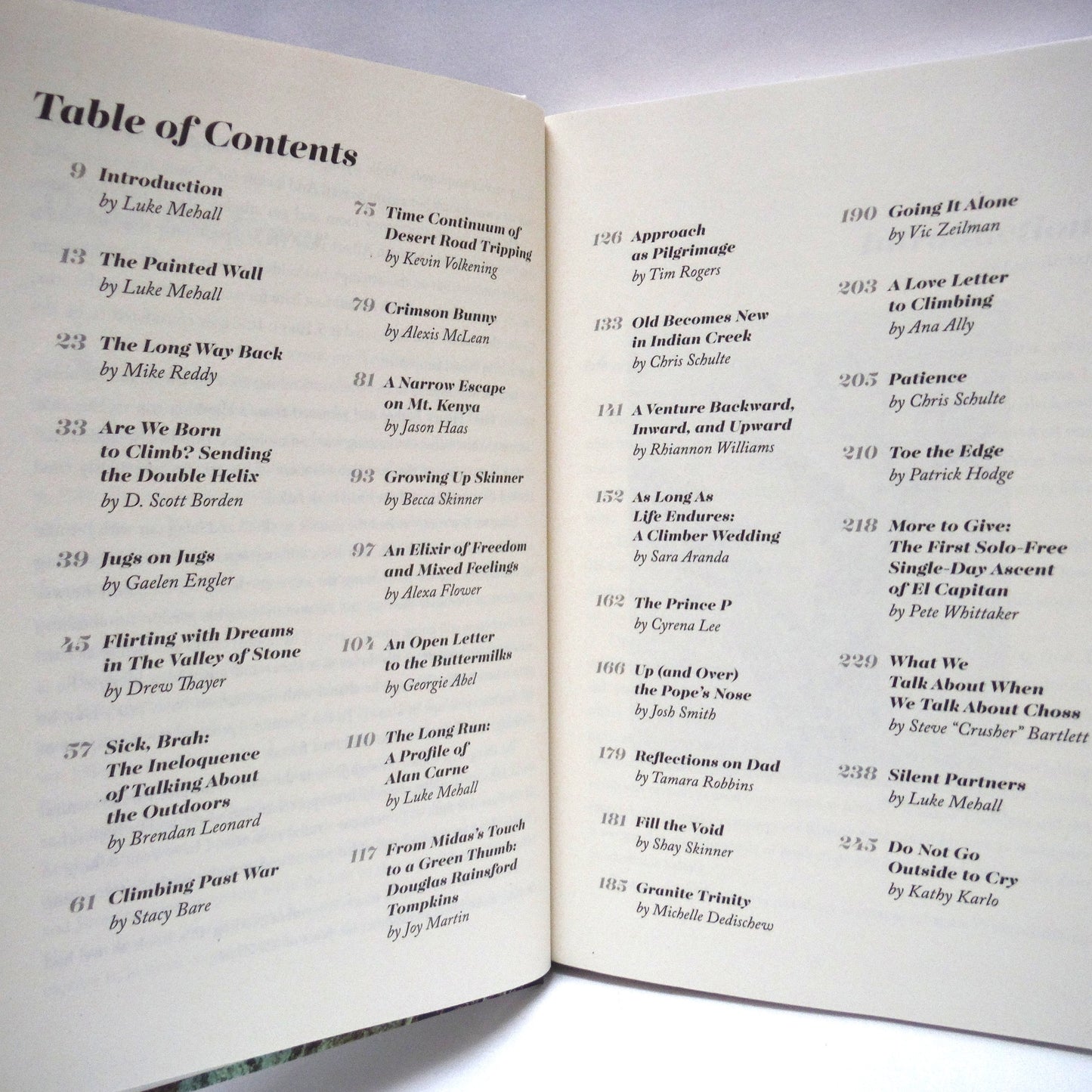 THE CLIMBING ZINE BOOK, Favourite Essays From Volumes 1-11, by Luke Mehall (1st Ed. SIGNED)