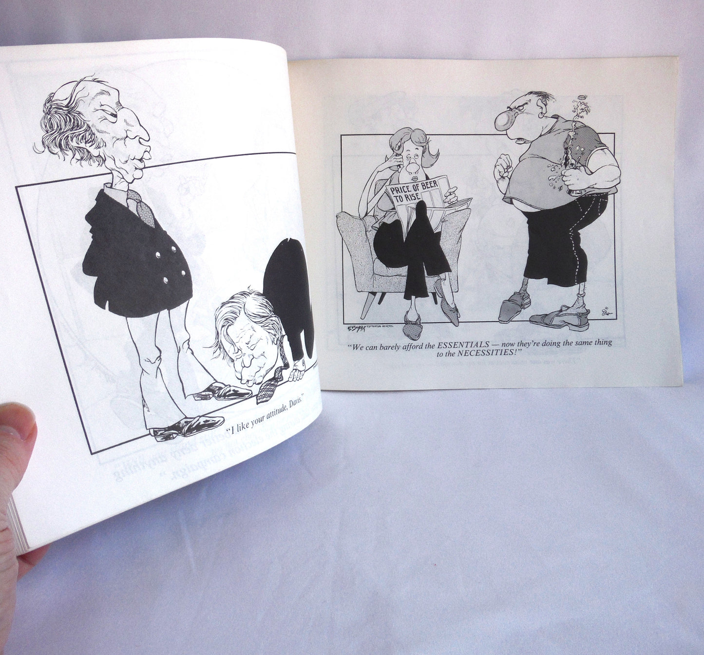 THE WORLD OF ULUSCHAK, 8th Annual Collection of Cartoons from the Pages of The Edmonton Journal (1980 1st Ed.)