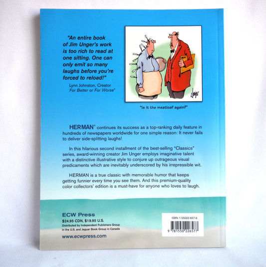 HERMAN, THE CLASSICS VOLUME 2, A Cartoon Collection by Jim Unger (2004 1st Ed.)