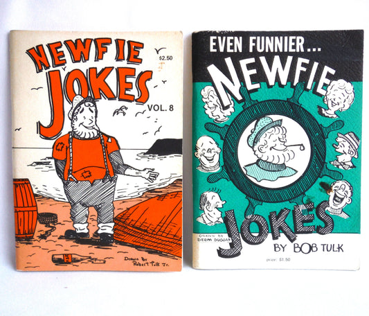 NEWFIE JOKES VOLUME 8, and EVEN FUNNIER NEWFIE JOKES: A Paul's Two-Pack of Newfoundland Humour! (1974 1st Ed.)