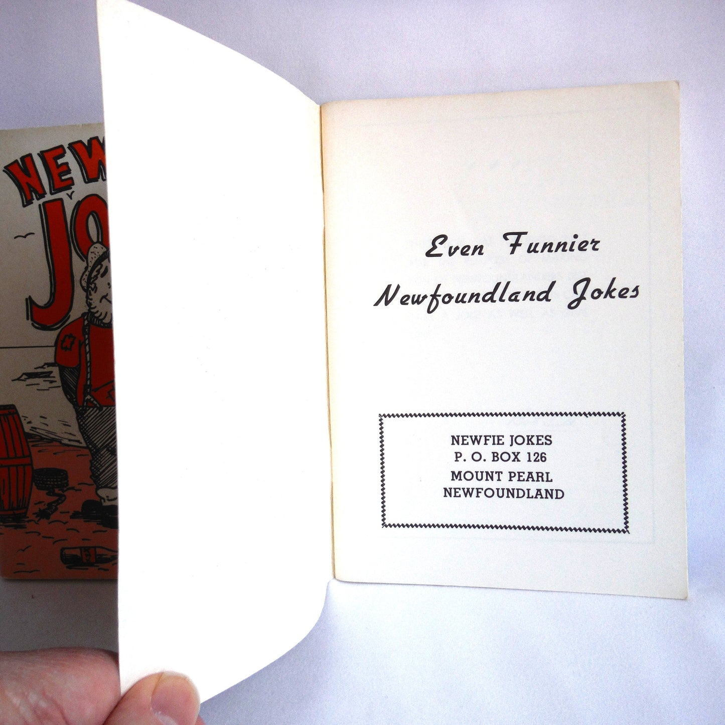 NEWFIE JOKES VOLUME 8, and EVEN FUNNIER NEWFIE JOKES: A Paul's Two-Pack of Newfoundland Humour! (1974 1st Ed.)