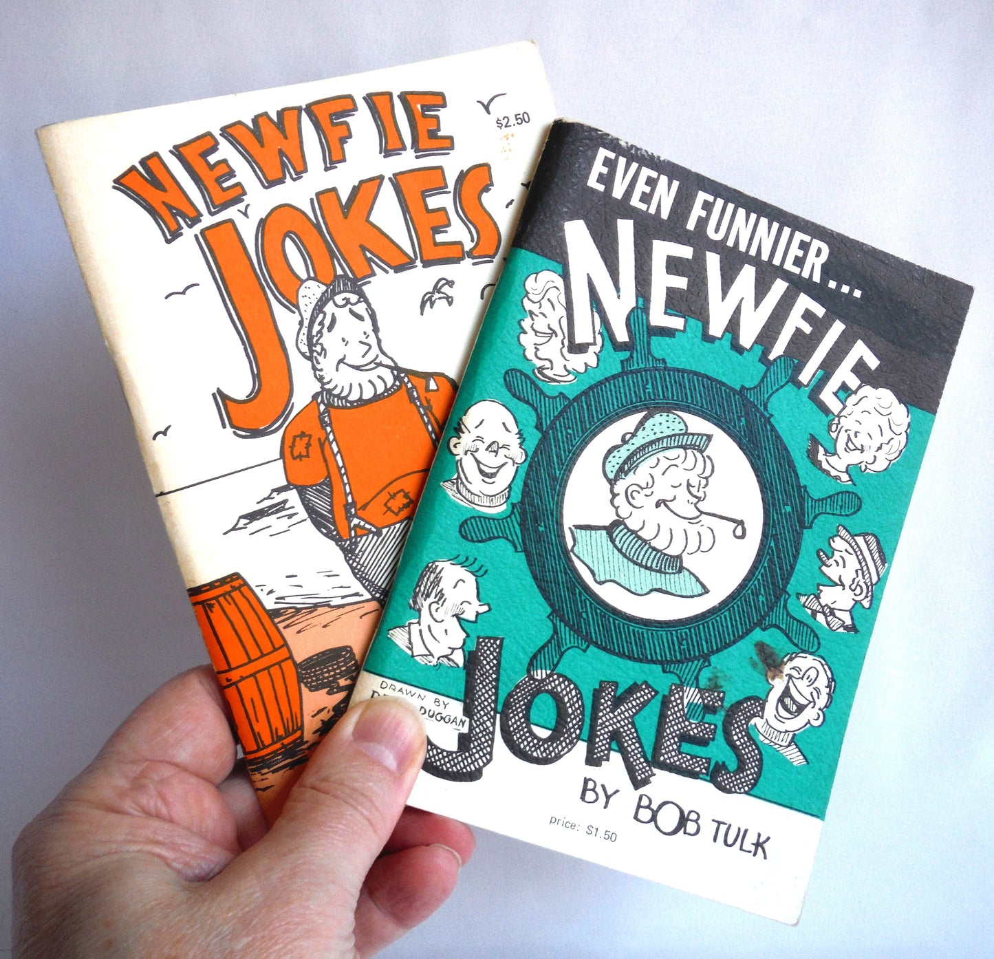 NEWFIE JOKES VOLUME 8, and EVEN FUNNIER NEWFIE JOKES: A Paul's Two-Pack of Newfoundland Humour! (1974 1st Ed.)
