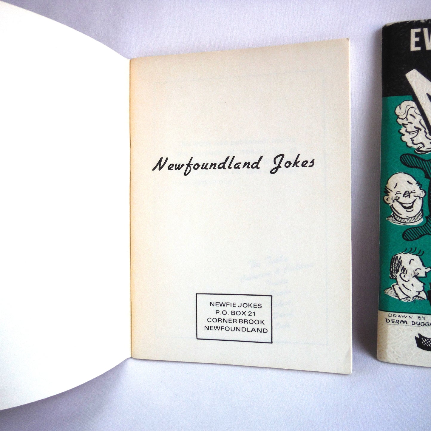 NEWFIE JOKES VOLUME 8, and EVEN FUNNIER NEWFIE JOKES: A Paul's Two-Pack of Newfoundland Humour! (1974 1st Ed.)