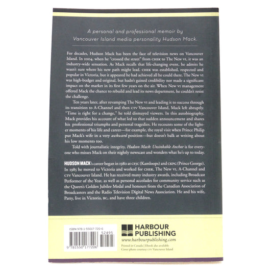 HUDSON MACK, Unsinkable Anchor Autobiography by Hudson Mack (1st Ed. SIGNED)