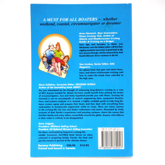 CRUISING FOR COWARDS, A Practical A-Z For Coastal and Offshore Sailors, by Liza & Andy Copeland (2008 SIGNED)