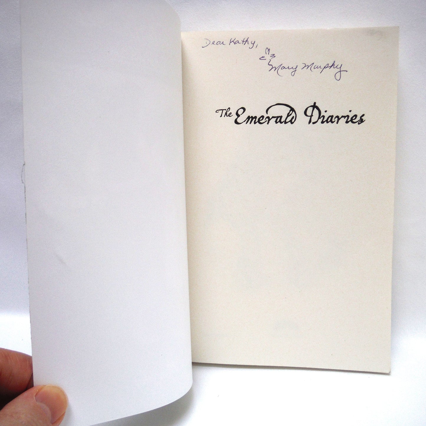 THE EMERALD DIARIES, Secrets of an Irish Clan, A Novel by Mary Murphy (1st Ed. SIGNED)