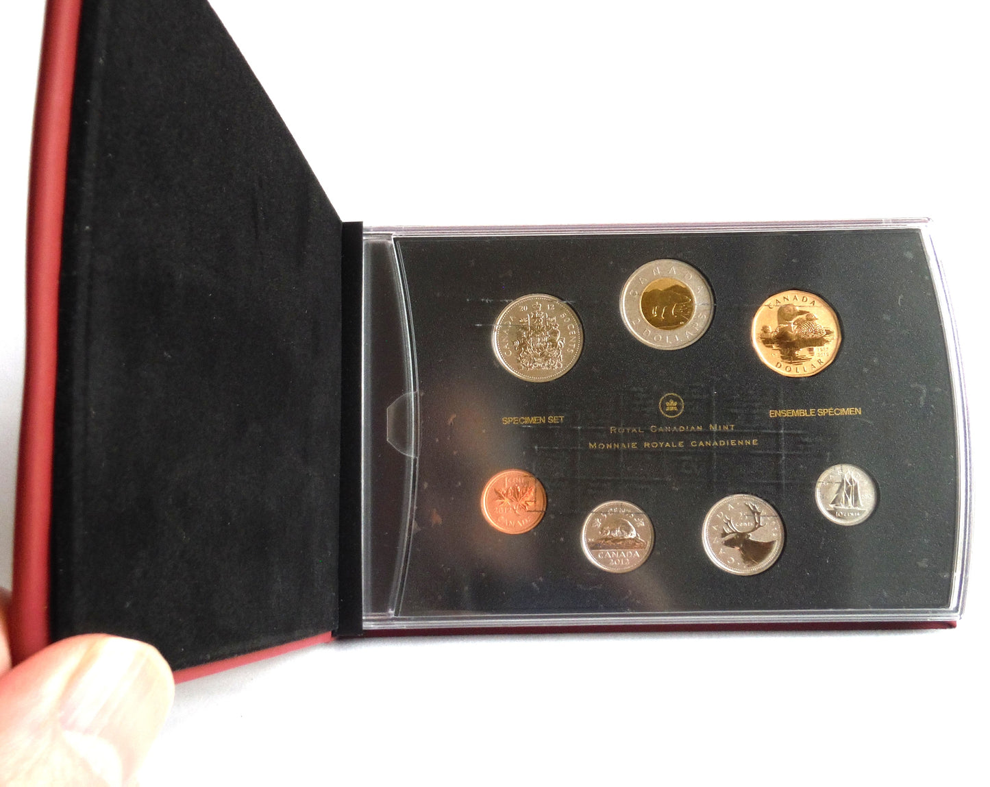 2012 Canada RCM 7-Coin Specimen Set: 1987-2012 Celebrating 'The 25th ANNIVERSARY OF THE LOONIE'