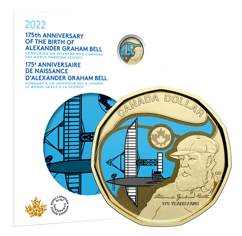 2022 Canadian Commemorative 7-Coin Collector Keepsake: '175th Anniversary of the BIRTH OF ALEXANDER GRAHAM BELL'