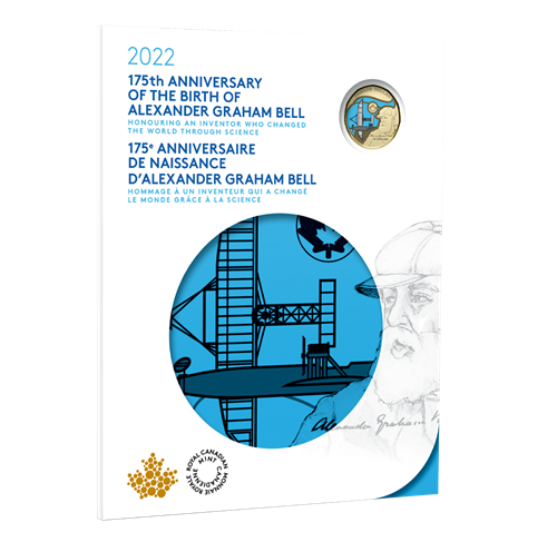 2022 Canadian Commemorative 7-Coin Collector Keepsake: '175th Anniversary of the BIRTH OF ALEXANDER GRAHAM BELL'
