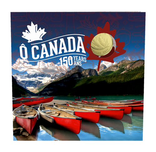 2017 O CANADA! 5-Coin Uncirculated Gift Set by the Royal Canadian Mint: 'OUR HOME AND NATIVE LAND'