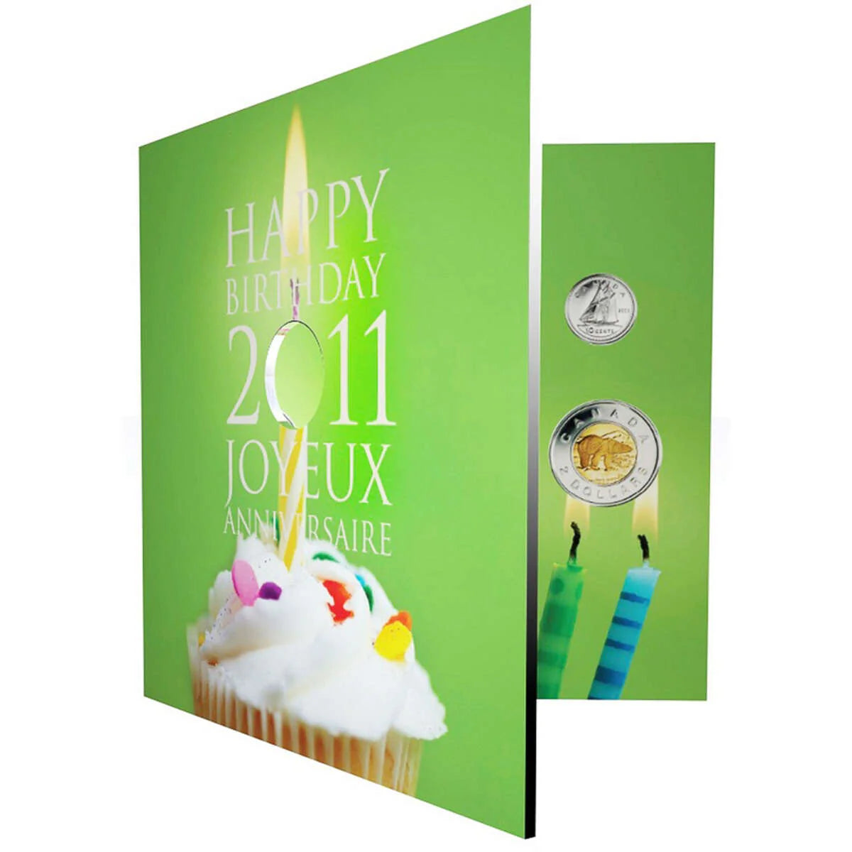 2011 Royal Canadian Mint 7-Coin Gift Set: HAPPY BIRTHDAY! JOYEUX ANNIVERSAIRE!