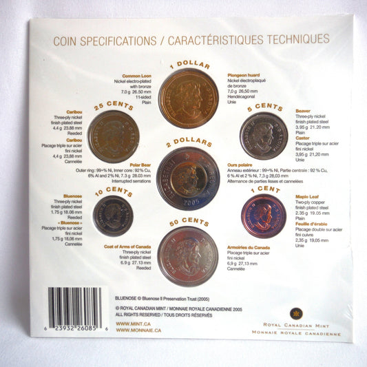 2005 WEDDING 7-Coin GIFT SET by The Royal Canadian Mint: 'From This Day Forward'