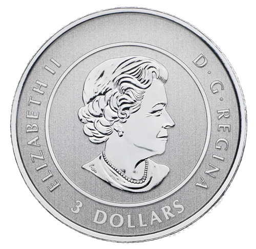 2017 $3 Pure Silver Canadian Coin: 'THE SPIRIT OF CANADA-L'ESPRIT CANADIEN'