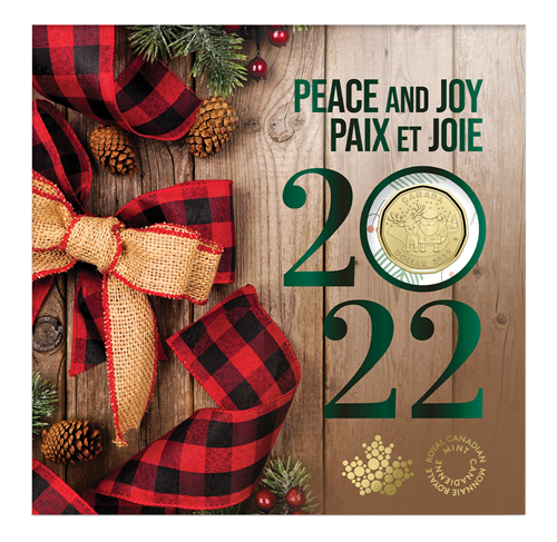 2022 PEACE & JOY -PAIX ET JOIE Royal Canadian Mint 5-Coin Holiday Gift Set