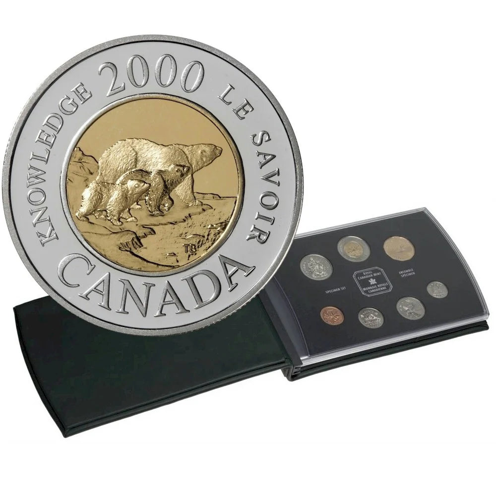 2000 Canada RCM 7-Coin Specimen Set: 'MOMMA BEAR TRANSFER OF KNOWLEDGE'
