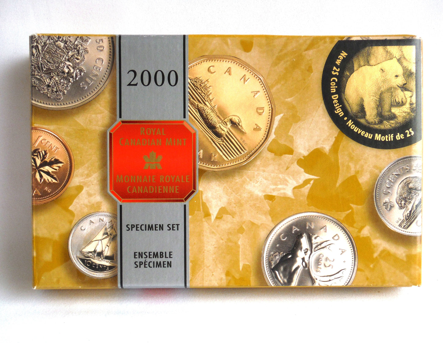 2000 Canada RCM 7-Coin Specimen Set: 'MOMMA BEAR TRANSFER OF KNOWLEDGE'