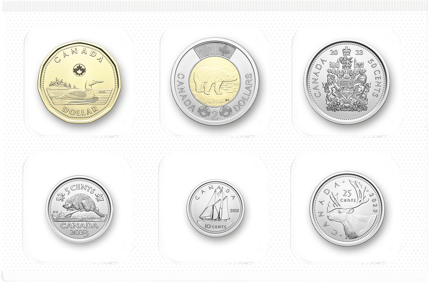 2023 Canadian Classic 6-Coin Set: HIS MAJESTY KING CHARLES III Initial Release Coins!