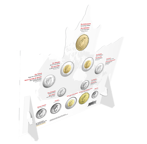 2017 MY CANADA, MY INSPIRATION, 12-Coin Special Collection Set, Includes the 1st Ever Glow-in-the-Dark Canadian Toonie!