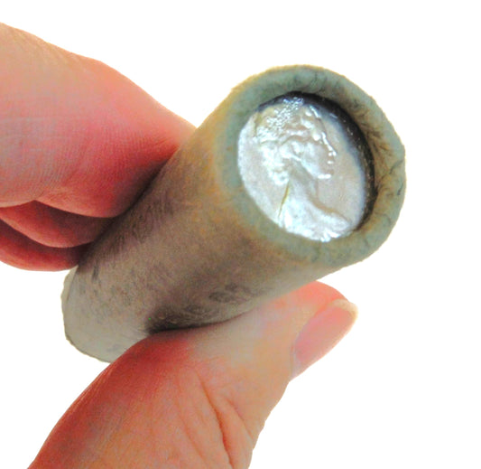 1967 Canadian Centennial .05-Cent Nickels: The Rabbit (Snowshoe Hare) Nickel, Original Brand New Uncirculated Full Roll