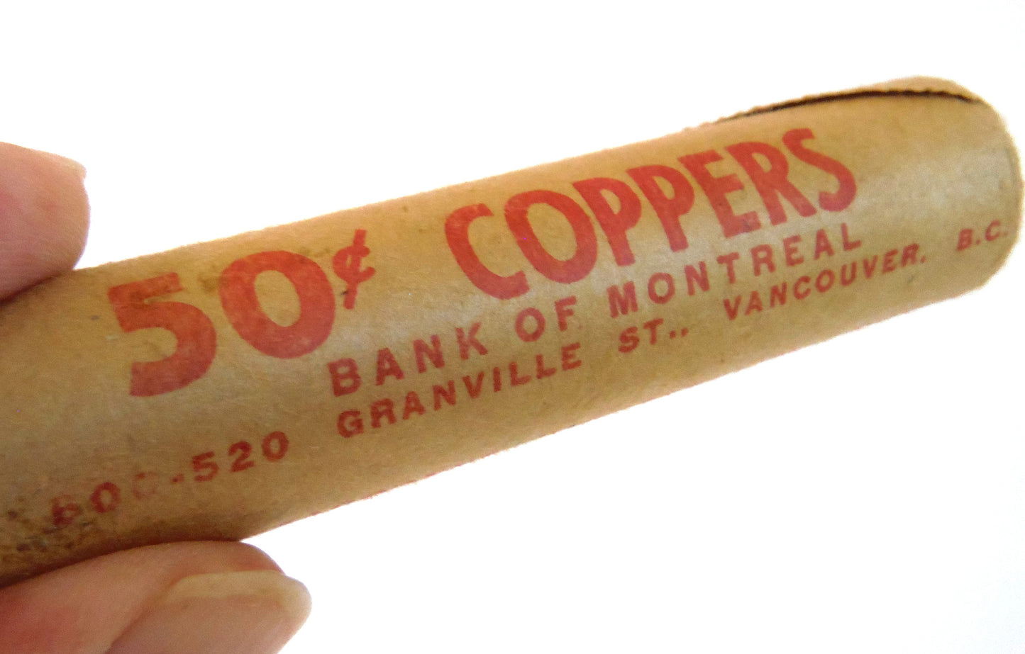 1967 Canadian Centennial 1-Cent Rock Dove Pennies in FULL ROLL Original Brand New Uncirculated Condition