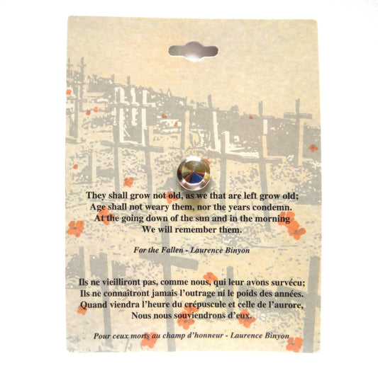 2010 First World War Veterans lapel Pin: THE END OF AN ERA by The Royal Canadian Legion